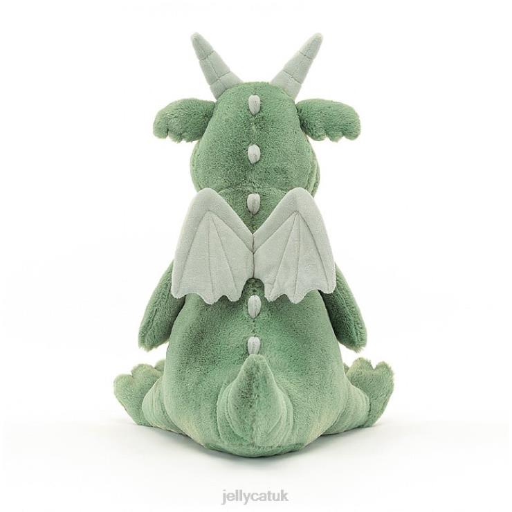 Jellycat Toy V248Z583 Adon Dragon Green