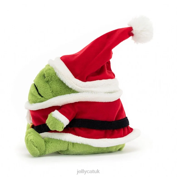 Jellycat Toy V248Z60 Santa Ricky Rain Frog Green