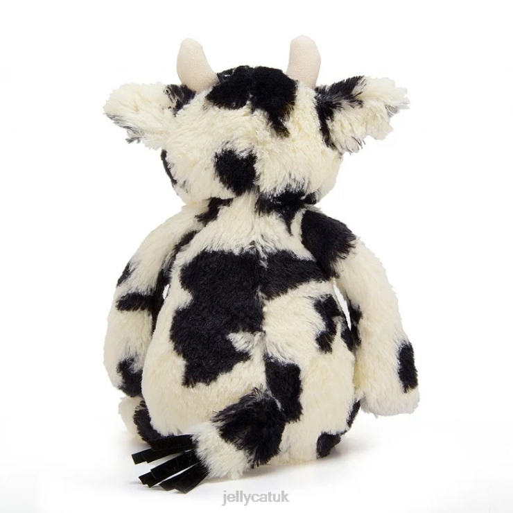 Jellycat Toy V248Z607 Bashful Calf Black and White