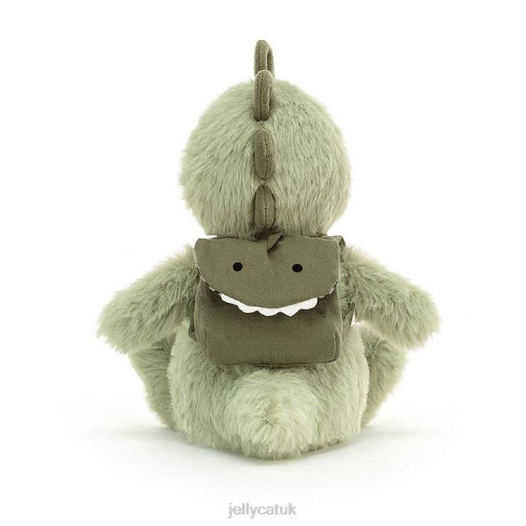 Jellycat Toy V248Z617 Backpack Dino Green