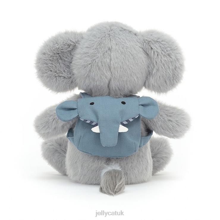 Jellycat Toy V248Z618 Backpack Elephant Grey