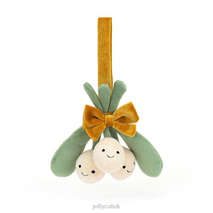 Jellycat Toy V248Z62 Amuseable Mistletoe Cream