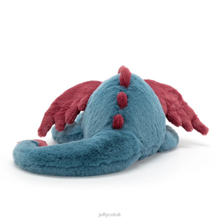 Jellycat Toy V248Z622 Dexter Dragon Blue