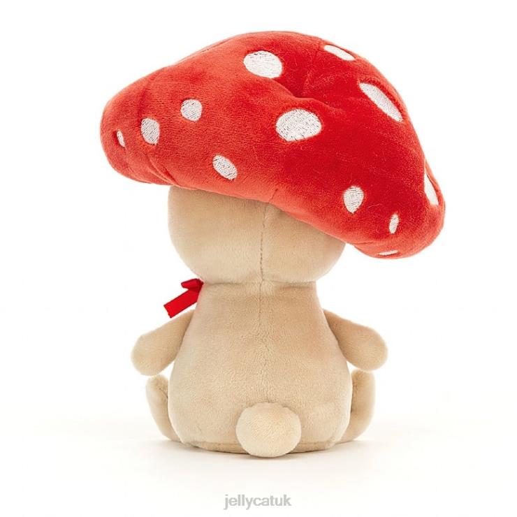 Jellycat Toy V248Z629 Fun-Guy Robbie Red