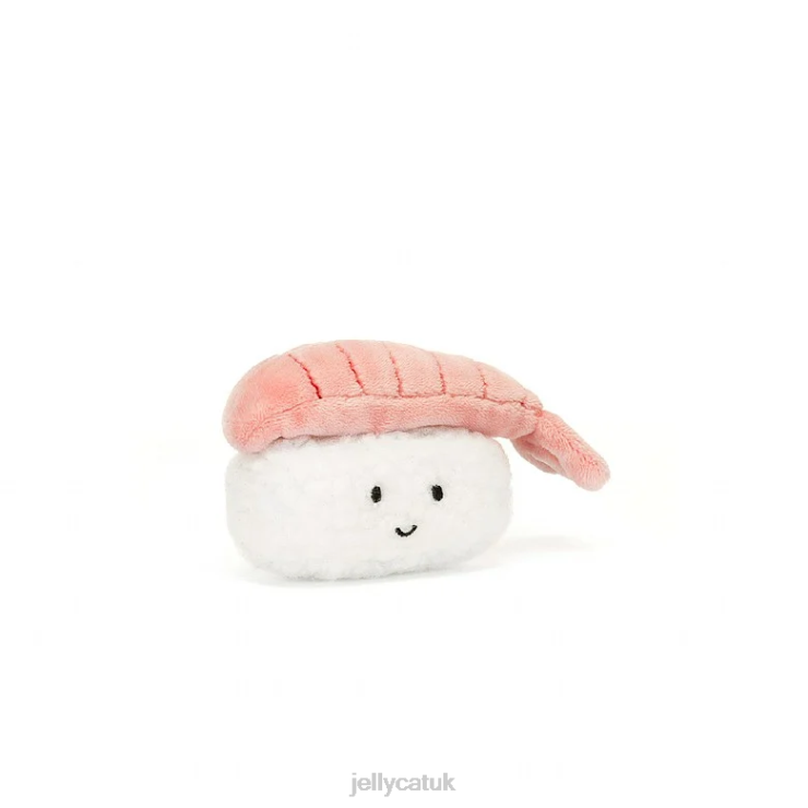 Jellycat Toy V248Z647 Sassy Sushi Nigiri Pink and White