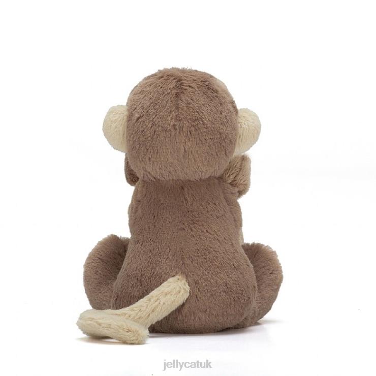 Jellycat Toy V248Z653 Bashful Monkey Soother Brown