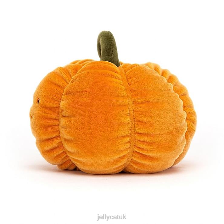 Jellycat Toy V248Z661 Vivacious Vegetable Pumpkin Orange