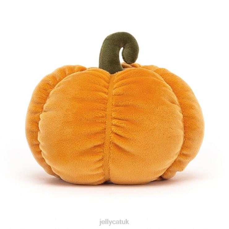 Jellycat Toy V248Z661 Vivacious Vegetable Pumpkin Orange