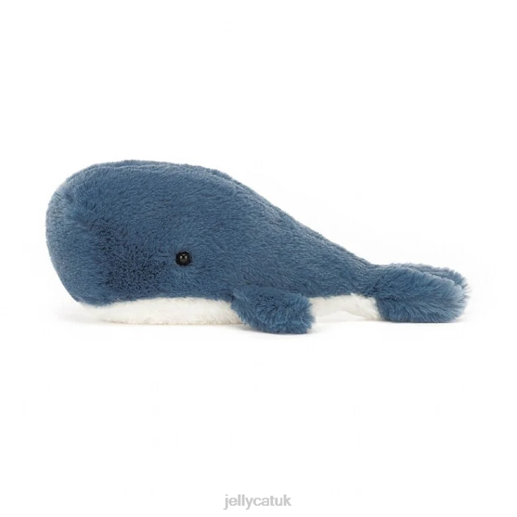 Jellycat Toy V248Z664 Wavelly Whale Blue