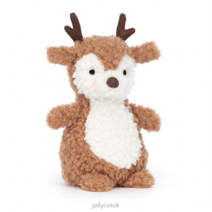 Jellycat Toy V248Z666 Wee Reindeer Brown