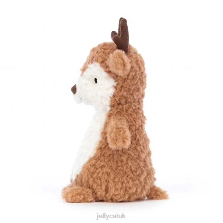 Jellycat Toy V248Z666 Wee Reindeer Brown