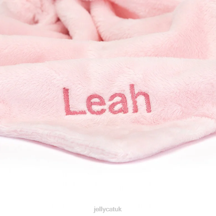 Jellycat Toy V248Z685 Personalised Bashful Bunny Soother Pink