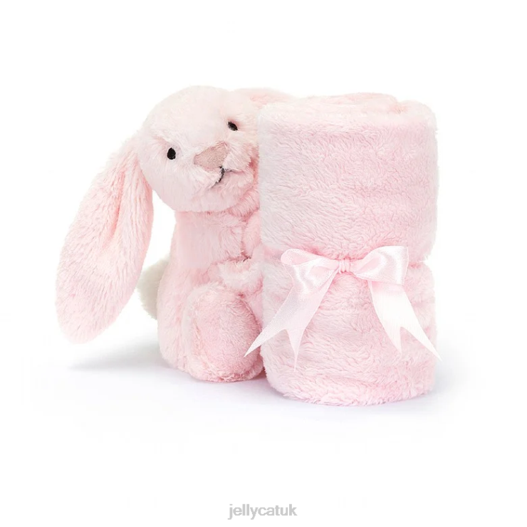 Jellycat Toy V248Z685 Personalised Bashful Bunny Soother Pink