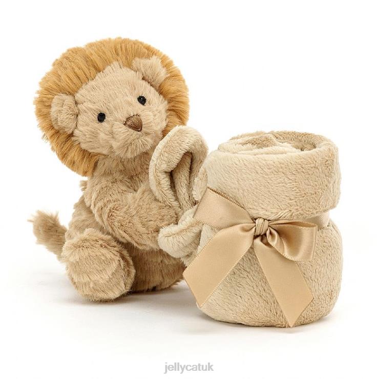 Jellycat Toy V248Z689 Fuddlewuddle Lion Soother Yellow