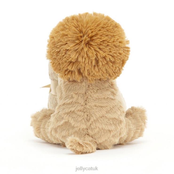 Jellycat Toy V248Z689 Fuddlewuddle Lion Soother Yellow