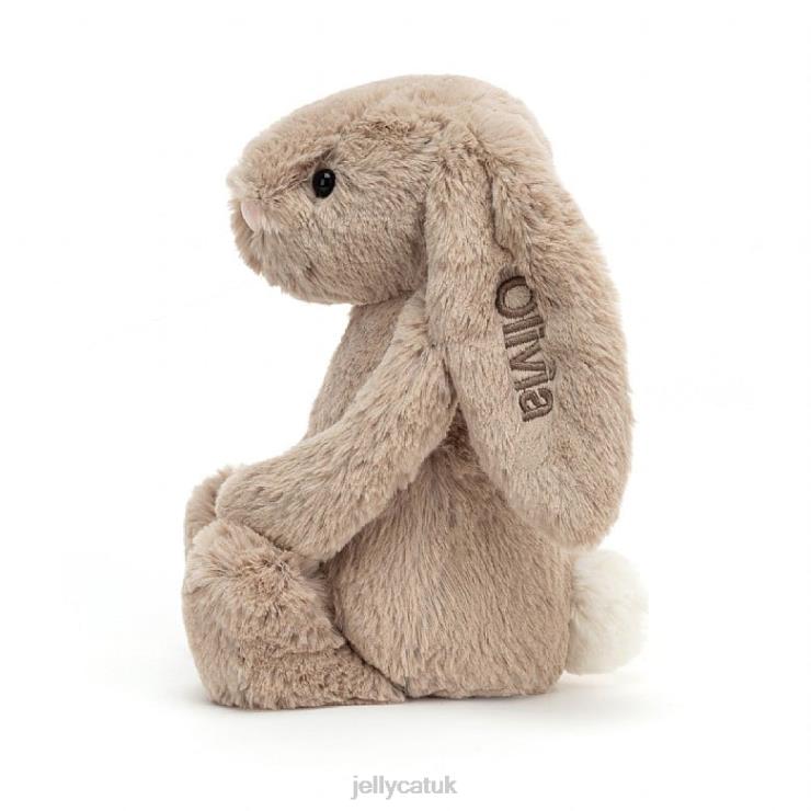 Jellycat Toy V248Z69 Personalised Bashful Bunny Medium Beige