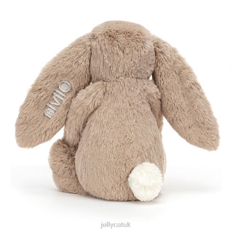 Jellycat Toy V248Z69 Personalised Bashful Bunny Medium Beige