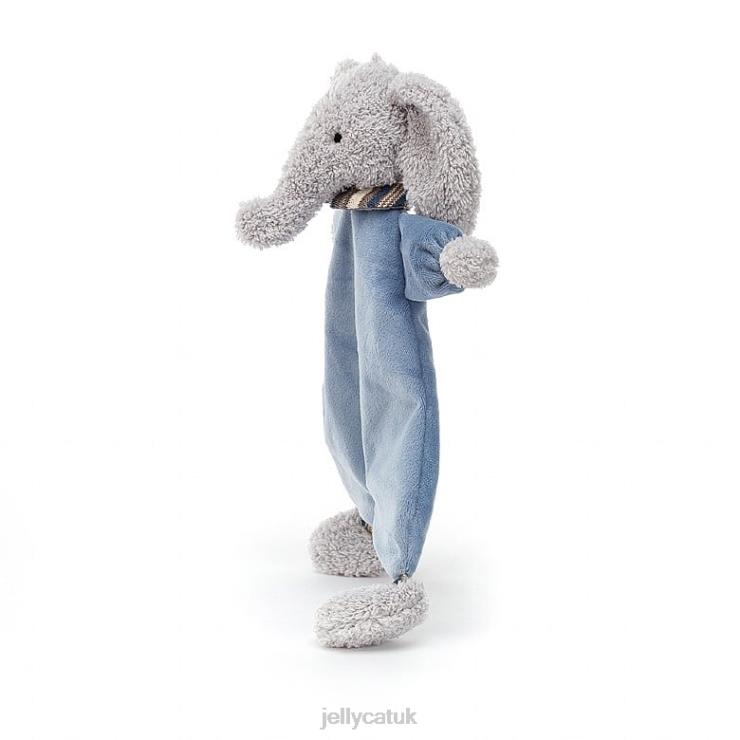 Jellycat Toy V248Z701 Lingley Elephant Soother Grey