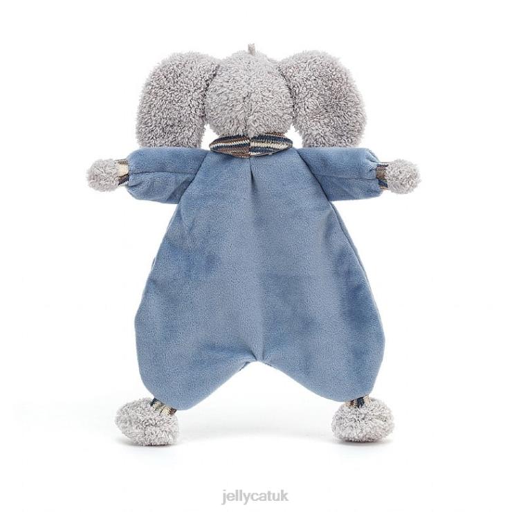 Jellycat Toy V248Z701 Lingley Elephant Soother Grey