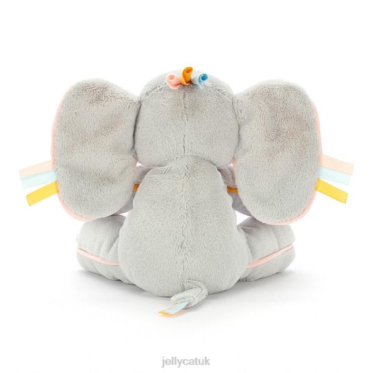 Jellycat Toy V248Z713 Peek-a-Boo Elly Activity Toy Blue