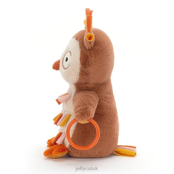 Jellycat Toy V248Z717 Happihoop Owl Multi-colour