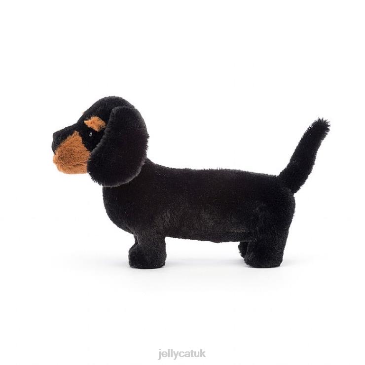 Jellycat Toy V248Z721 Freddie Sausage Dog Black