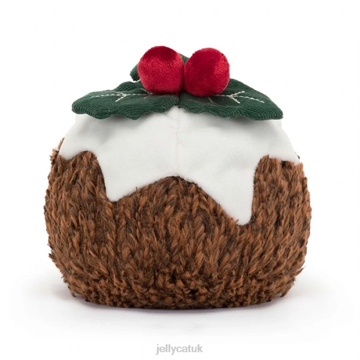 Jellycat Toy V248Z74 Amuseable Christmas Pudding Brown