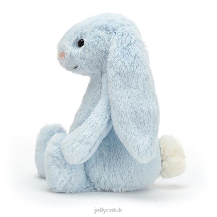 Jellycat Toy V248Z744 Bashful Bunny Rattle Blue