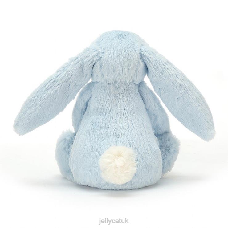 Jellycat Toy V248Z744 Bashful Bunny Rattle Blue