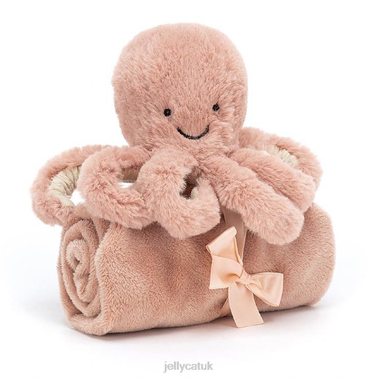 Jellycat Toy V248Z768 Odell Octopus Soother Apricot