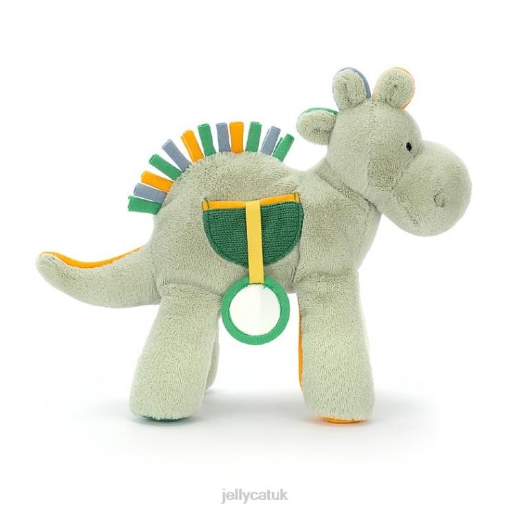 Jellycat Toy V248Z769 Peek-a-Boo Dino Activity Toy Green