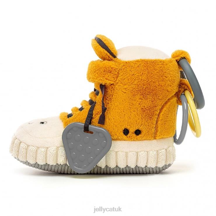 Jellycat Toy V248Z773 Kicketty Sneaker Activity Toy Multi-colour