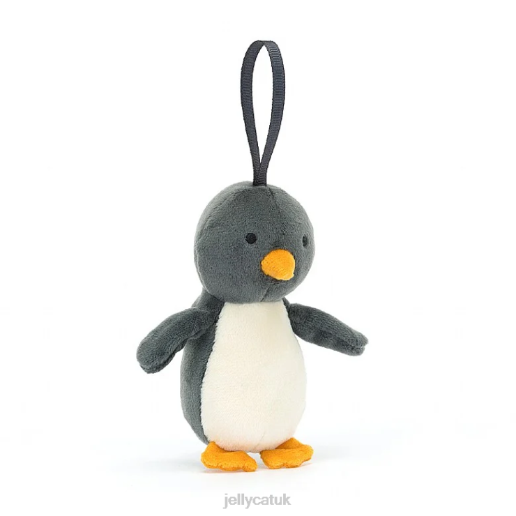 Jellycat Toy V248Z79 Festive Folly Penguin Black and White