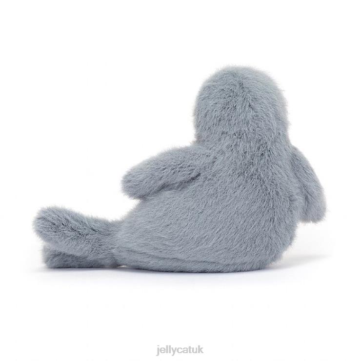 Jellycat Toy V248Z85 Nauticool Roly Poly Seal Grey and White