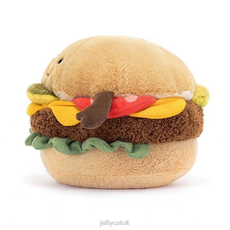 Jellycat Toy V248Z88 Amuseable Burger Multi-colour