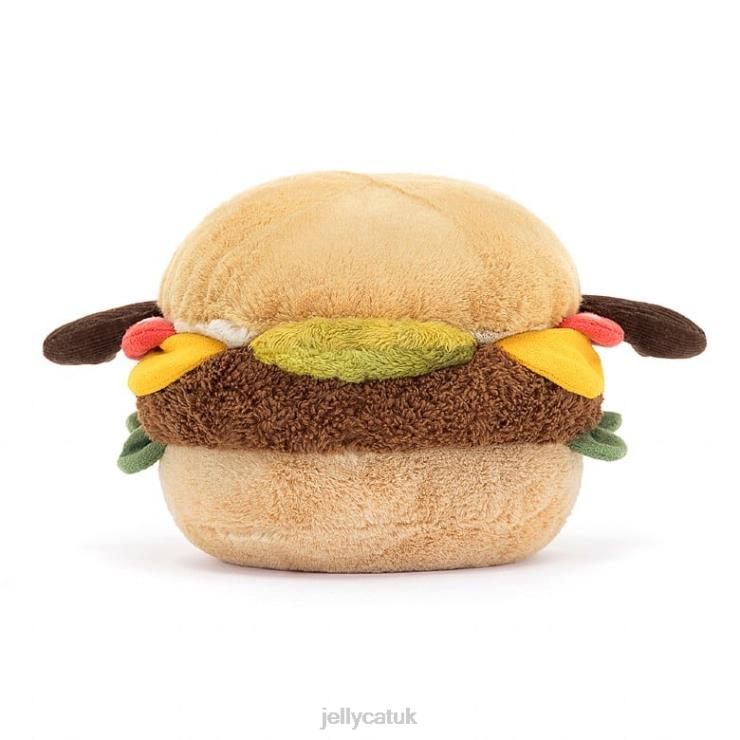 Jellycat Toy V248Z88 Amuseable Burger Multi-colour