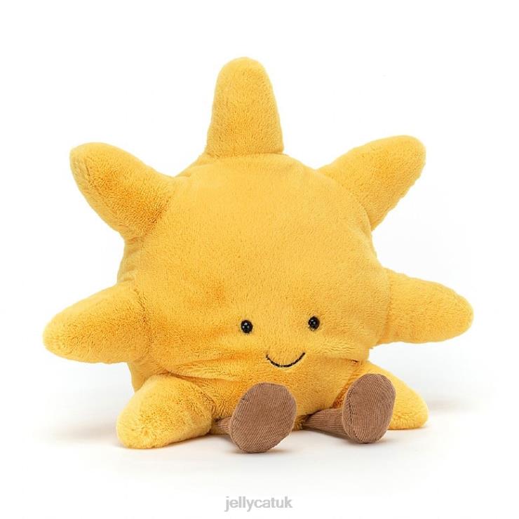 Jellycat Toy V248Z598 Amuseable Sun Yellow