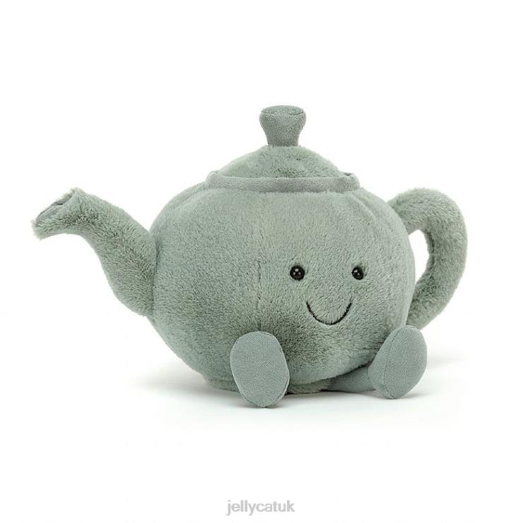 Jellycat Toy V248Z71 Amuseable Teapot Green