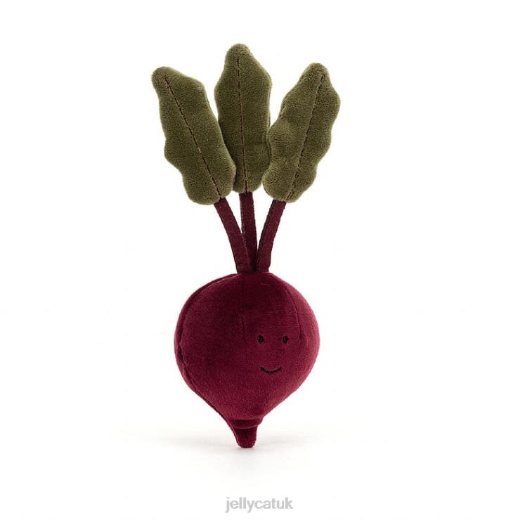 Jellycat Toy V248Z132 Vivacious Vegetable Beetroot Purple