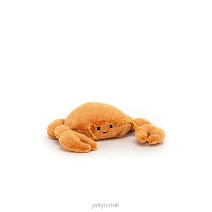 Jellycat Toy V248Z134 Sensational Seafood Crab Orange