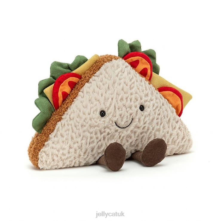 Jellycat Toy V248Z164 Amuseable Sandwich Beige