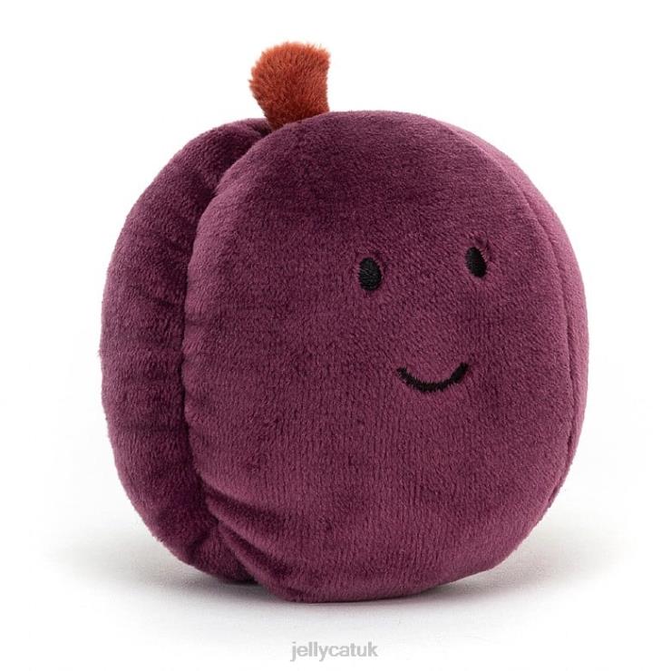 Jellycat Toy V248Z194 Fabulous Fruit Plum Purple