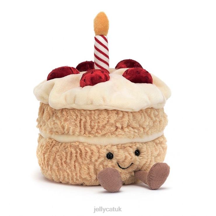 Jellycat Toy V248Z528 Amuseable Birthday Cake Multi-colour