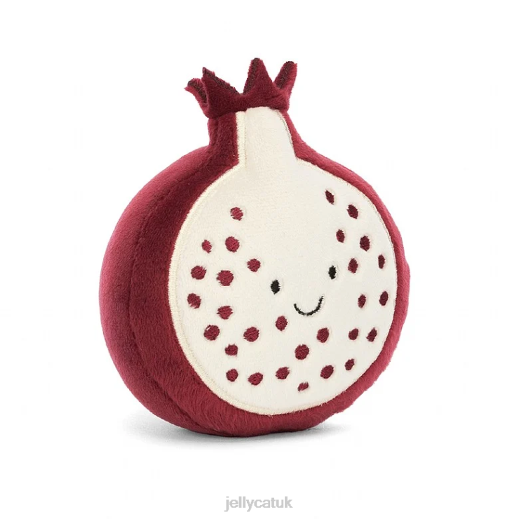 Jellycat Toy V248Z545 Fabulous Fruit Pomegranate Red