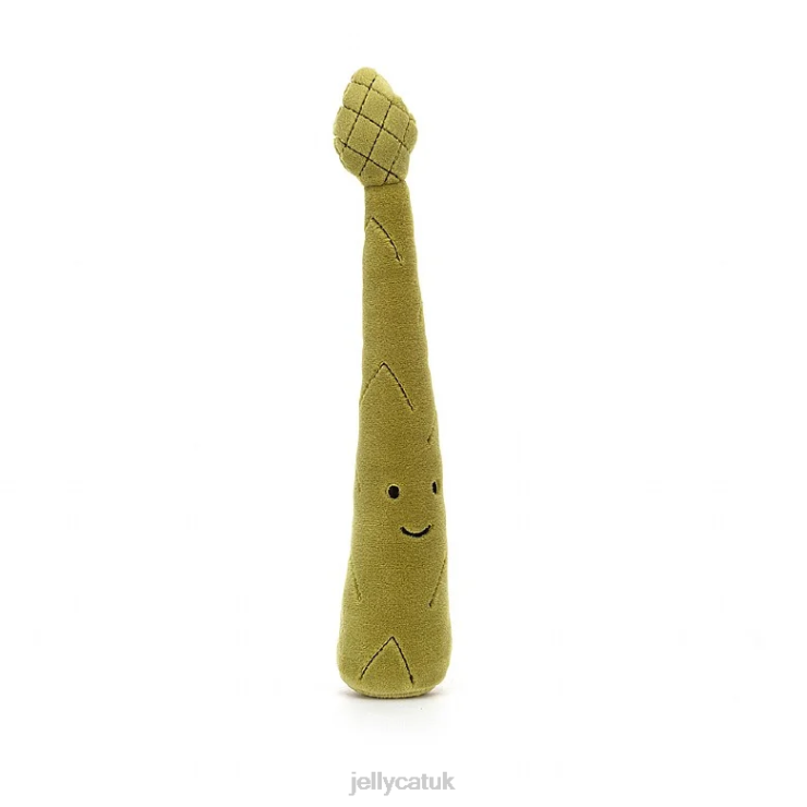 Jellycat Toy V248Z564 Vivacious Vegetable Asparagus Green