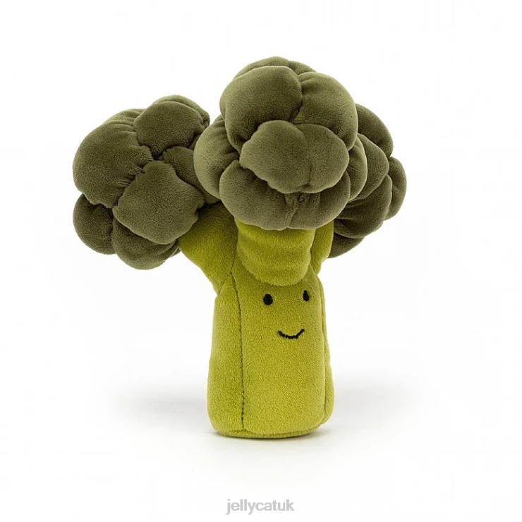 Jellycat Toy V248Z59 Vivacious Vegetable Broccoli Green