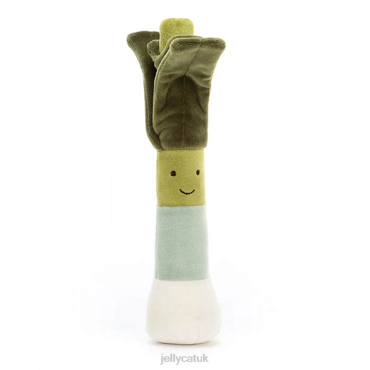 Jellycat Toy V248Z659 Vivacious Vegetable Leek Green