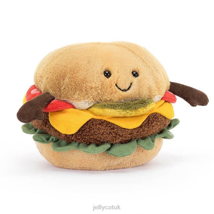 Jellycat Toy V248Z88 Amuseable Burger Multi-colour