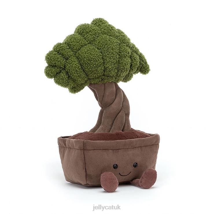 Jellycat Toy V248Z365 Amuseable Bonsai Tree Multi-colour