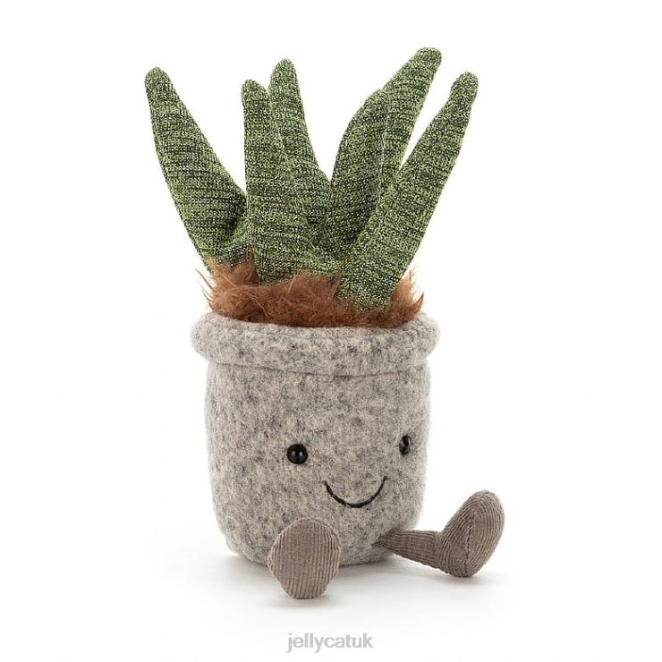 Jellycat Toy V248Z46 Silly Succulent Aloe Multi-colour